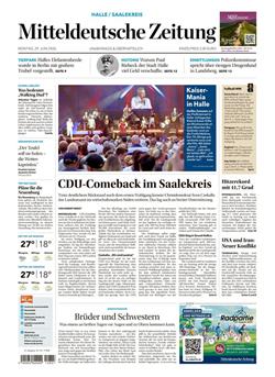 Mitteldeutsche Zeitung E-Paper Cover