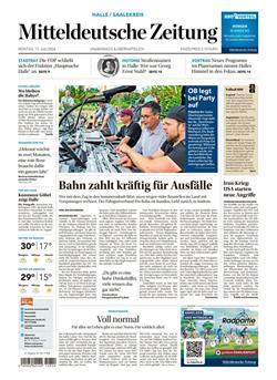 Mitteldeutsche Zeitung Cover