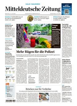 Mitteldeutsche Zeitung Cover