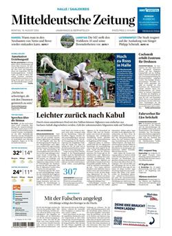 Mitteldeutsche Zeitung Cover