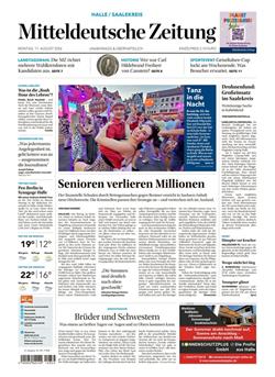 Mitteldeutsche Zeitung E-Paper Cover