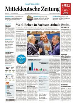 Mitteldeutsche Zeitung E-Paper Cover