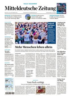 Mitteldeutsche Zeitung E-Paper Cover