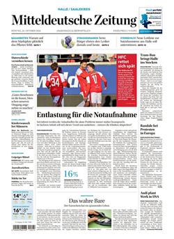 Mitteldeutsche Zeitung Cover