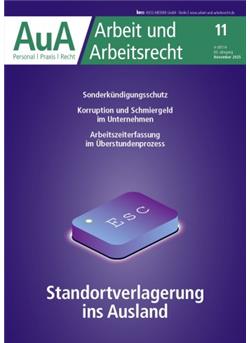 Arbeit & Arbeitsrecht Cover