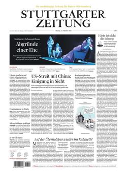 Stuttgarter Zeitung Cover