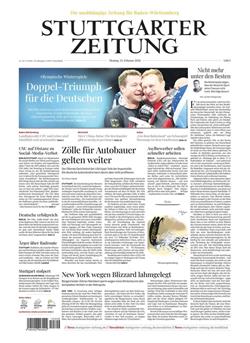 Stuttgarter Zeitung E-Paper Cover