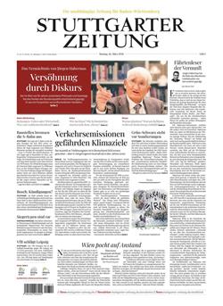 Stuttgarter Zeitung Cover