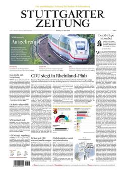 Stuttgarter Zeitung E-Paper Cover