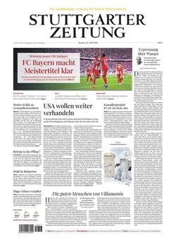 Stuttgarter Zeitung Cover