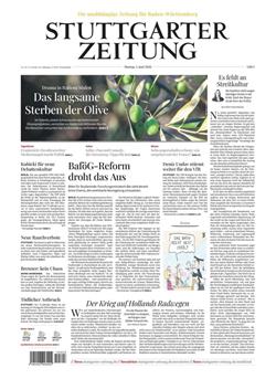 Stuttgarter Zeitung Cover