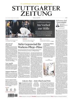 Stuttgarter Zeitung Cover