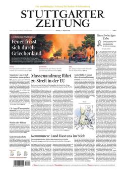 Stuttgarter Zeitung E-Paper Cover