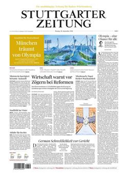 Stuttgarter Zeitung Cover