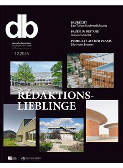 Deutsche Bauzeitung db Cover
