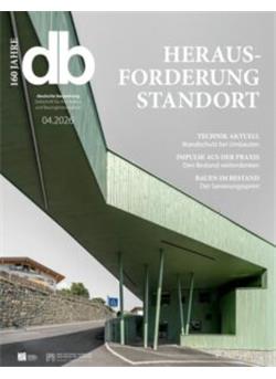Deutsche Bauzeitung db Cover