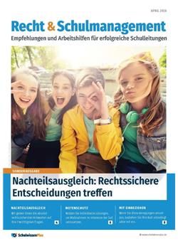 Recht und Schulmanagement E-Paper Cover
