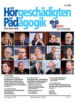 Hörgeschädigtenpädagogik Cover