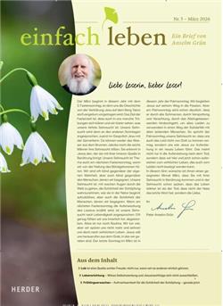 Einfach Leben Monatsbrief Cover