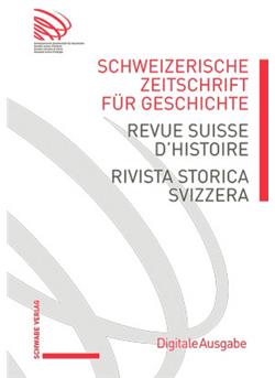 Schweizerische Zeitschrift für Geschichte Cover