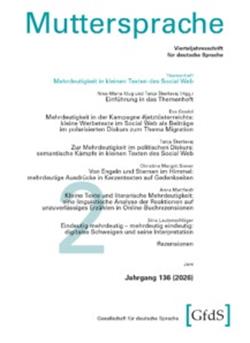 Muttersprache Cover
