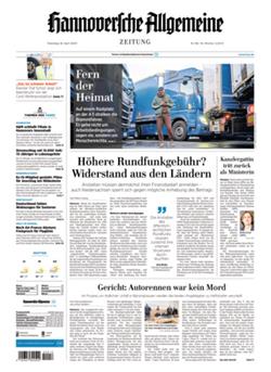 Hannoversche Allgemeine Zeitung Cover