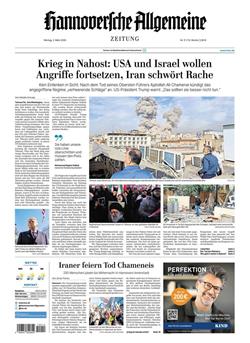 Hannoversche Allgemeine Zeitung Cover