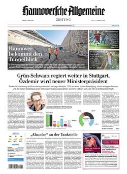 Hannoversche Allgemeine Zeitung Cover