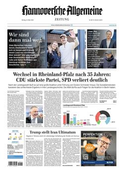 Hannoversche Allgemeine Zeitung Cover