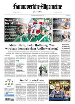 Hannoversche Allgemeine Zeitung Cover