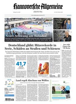 Hannoversche Allgemeine Zeitung E-Paper Cover