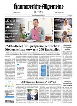 Hannoversche Allgemeine Zeitung E-Paper Cover