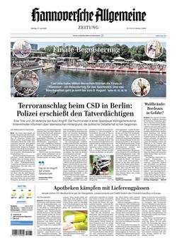 Hannoversche Allgemeine Zeitung Cover