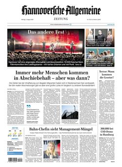 Hannoversche Allgemeine Zeitung Cover