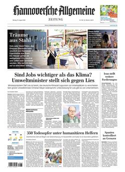 Hannoversche Allgemeine Zeitung Cover