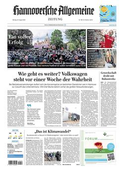 Hannoversche Allgemeine Zeitung E-Paper Cover
