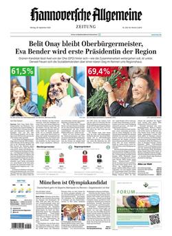 Hannoversche Allgemeine Zeitung E-Paper Cover