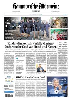 Hannoversche Allgemeine Zeitung Cover