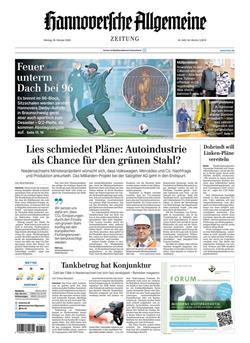 Hannoversche Allgemeine Zeitung Cover
