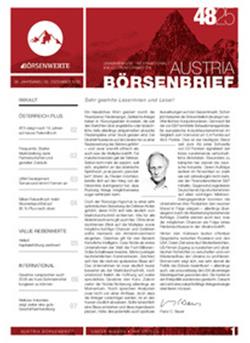 Austria Börsenbrief (Print) Cover