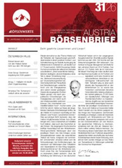 Austria Börsenbrief (Print) Cover