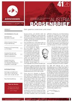 Austria Börsenbrief (Print) Cover