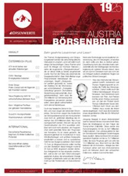 Austria Börsenbrief (Pdf) Cover