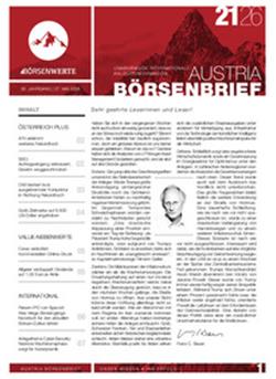 Austria Börsenbrief (Pdf) Cover