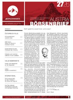 Austria Börsenbrief (Pdf) Cover