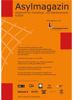 Asylmagazin Cover