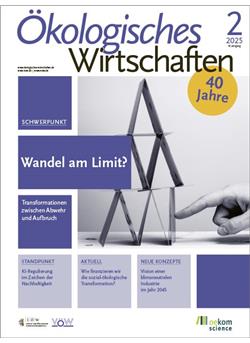 Ökologisches Wirtschaften Cover
