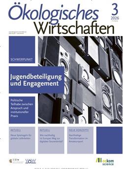Ökologisches Wirtschaften Cover