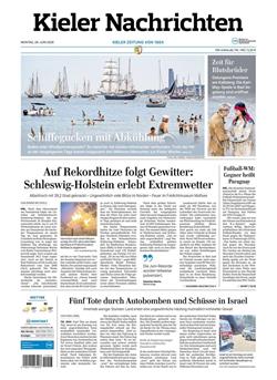 Kieler Nachrichten E-Paper Cover