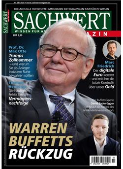 Sachwert Magazin Cover